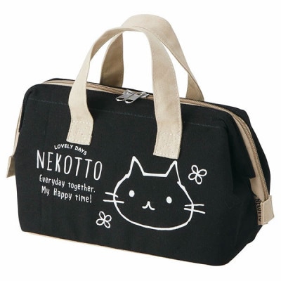 帆布地 保冷 がま口型バッグ KGAF1 ねこっと 奈良市 skt111 スケーター 365966