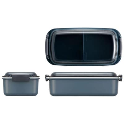 洗いやすい弁当箱  820ml PTLB9B アッシュブルー キッズドア skt124 670084