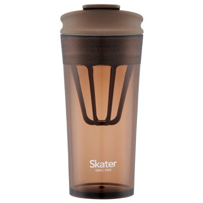 シェイカー付き タンブラー 420ml PTBFS4 アンバーブラウン skt147 697739