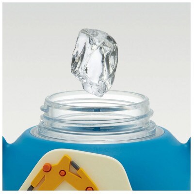 ラバー マスコット付き ストロー 水筒 PRMC7ST はたらく クルマ skt153 695391