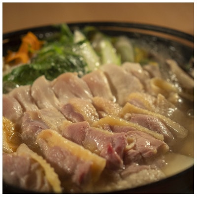 【奈良県産地鶏】大和肉鶏の黄金鍋セット(3～4人前)