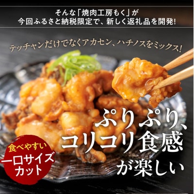 牛ホルモンMIX1.2kg 味付け(たれ) 小分け 奈良県 奈良市 5-025