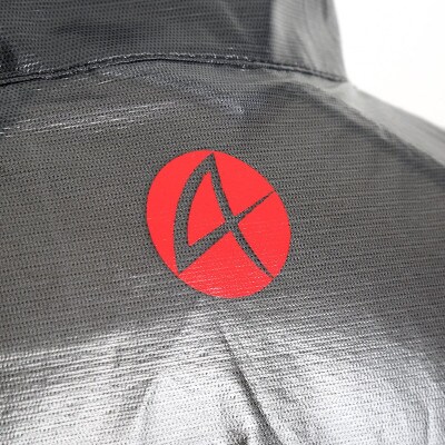 apt' ウインドブレーカー サイクルウェア レインジャケット グレーXLサイズ