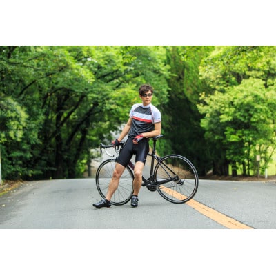 apt' サイクルパンツ メンズ レーサーパンツ ひざ上丈 Mサイズ