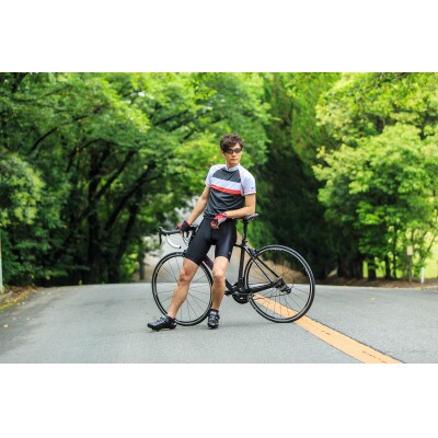 apt' サイクルパンツ メンズ レーサーパンツ ひざ上丈 XLサイズ