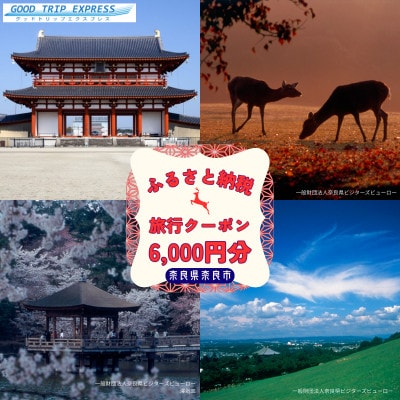 【GOOD TRIP EXPRESS】奈良市に泊まる旅行クーポン【6,000円分】