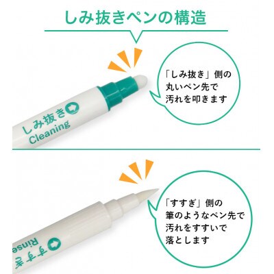 すすぎもできる しみ抜きペン 5本セット　J-103