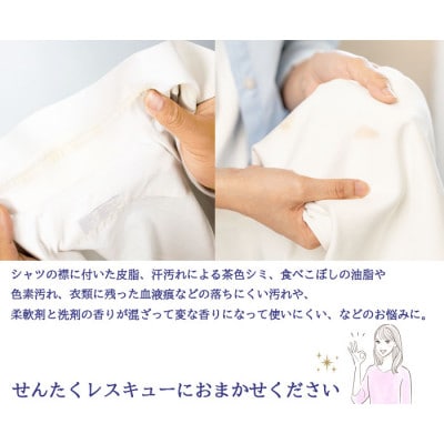 洗濯用洗剤「せんたくレスキュー」(500gパウチ)×8個　16-020