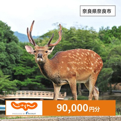 【じゃらんふるさと納税クーポン】 奈良県奈良市でつかえる90,000円 クーポン