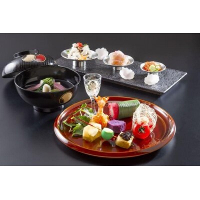 【京小宿 室町ゆとね】1泊2食付きペア宿泊券(2名様)～旬の京会席プラン～