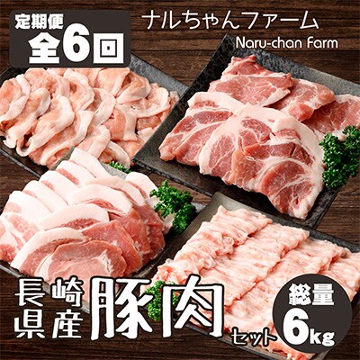 2023年4月発送開始『定期便』シュシュのナルちゃんファーム 豚肉 計6kg全6回