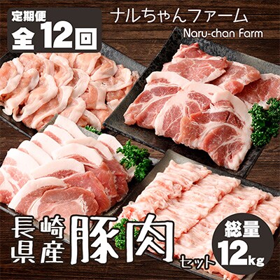 2023年4月発送開始『定期便』シュシュのナルちゃんファーム豚肉 計12kg全12回