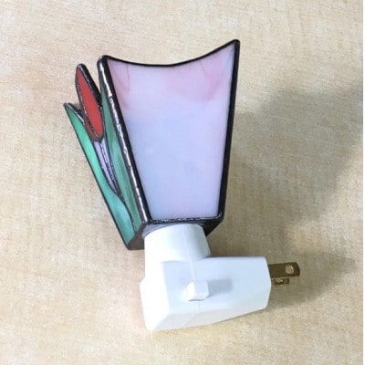おやすみランプ【チューリップ　赤】5W電球付き