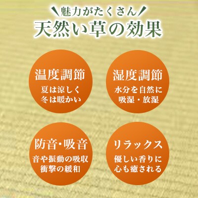 畳屋さんが作った!「わんぱく畳」天然い草半畳タイプ(おむらんちゃん縁)
