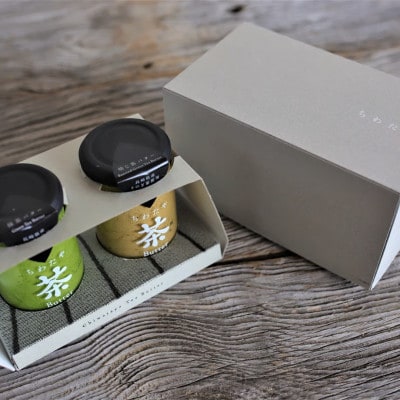 ちわたや茶バター 100g 2種 抹茶 1本 焙じ茶 1本 計2本(大村市)