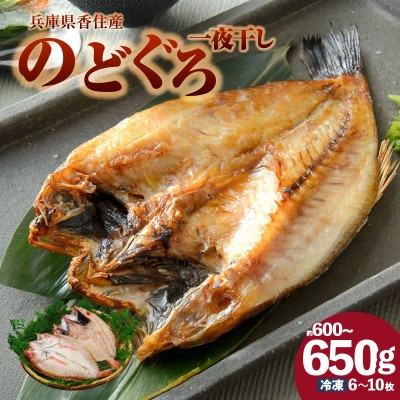 のどぐろ一夜干 冷凍 兵庫県香住産 約600～650g(6～10枚)