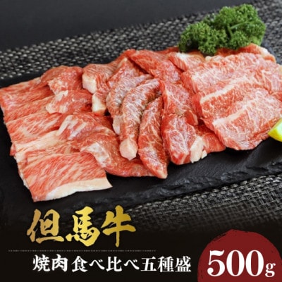但馬牛焼肉五種盛り500g