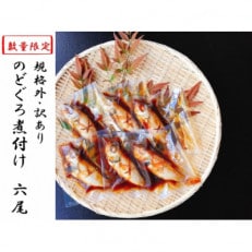 規格外・訳あり　無添加　のどぐろ姿煮付け6尾　(約100g～140g)　【AU008ya】