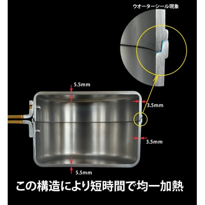 アルミ無水調理鍋、Katate　1台8役、軽くて丈夫!コンパクトで持ち運びやすい