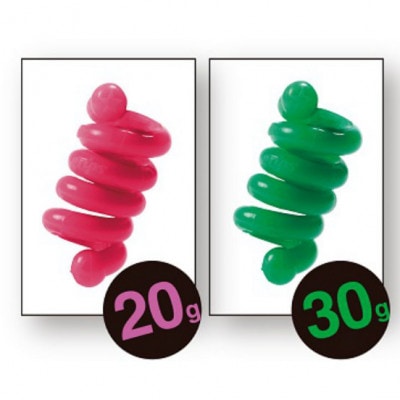 《2種:20g/30g》パイソンクラブコイル　ピンク&グリーン　ゴルフ練習器具　エリートグリップ