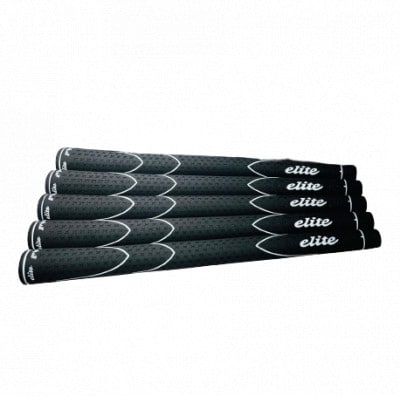 《バックラインなし/ブラック/5本》X360RUBBER　M60　ゴルフ練習器具　エリートグリップ