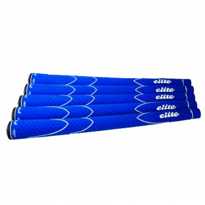 《バックラインあり/ブルー/5本》X360RUBBER　M60　ゴルフ練習器具　エリートグリップ