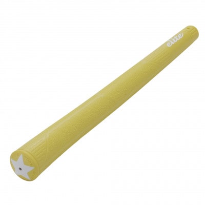 《バックラインなし/アシッドイエロー/5本》A50STAR 　ゴルフ練習器具　エリートグリップ