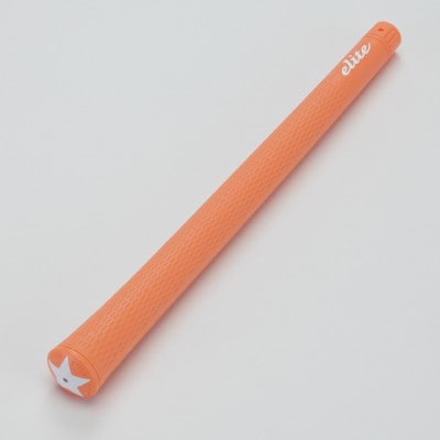 《バックラインあり/ワイルドオレンジ/5本》S48STAR　ゴルフ練習器具　エリートグリップ