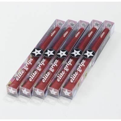 《バックラインあり/クラシックレッド/5本》S48STAR　ゴルフ練習器具　エリートグリップ