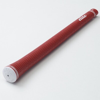 《バックラインなし/クラシックレッド/5本》SX38　ゴルフ練習器具　エリートグリップ