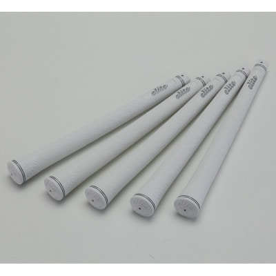 《バックラインあり/シルバーホワイト/5本》MX51　ゴルフ練習器具　エリートグリップ