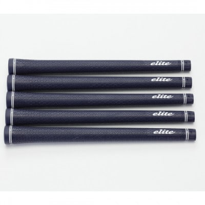 《バックラインあり/ネイビー/5本》TD50　ゴルフ練習器具　エリートグリップ