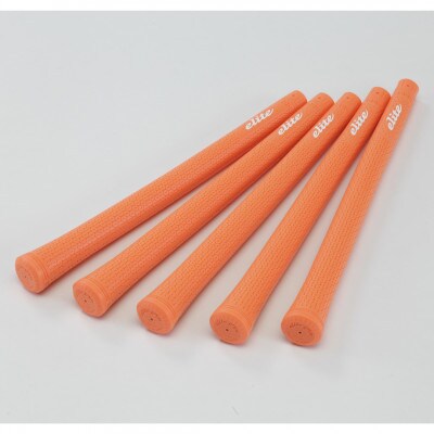 《バックラインなし/ワイルドオレンジ/5本》TD50C　ゴルフ練習器具　エリートグリップ