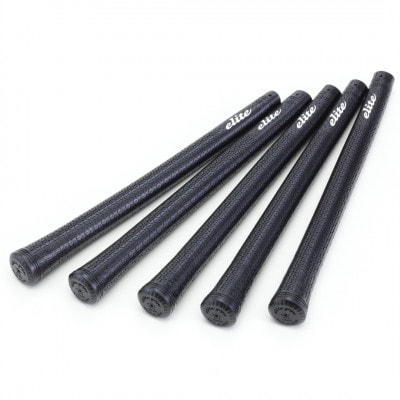 《バックラインなし/ベルリナブラック/5本》TD50C　ゴルフ練習器具　エリートグリップ