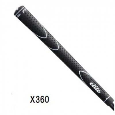 《バックラインあり/ブラック/5本》X360RUBBER　M58　ゴルフ練習器具　エリートグリップ
