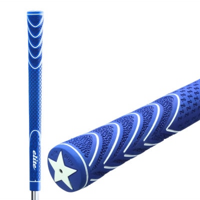《バックラインなし/ブルー/5本》ツアースティングレースリム　ゴルフ練習器具　エリートグリップ