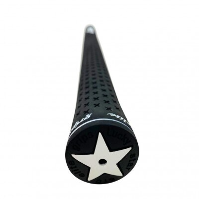 《バックラインあり/ブラック/5本》ラッキースター STD　M58　ゴルフ練習器具　エリートグリップ