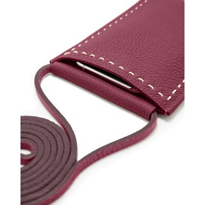 [MAROON] 本革マルチポシェット　SPUR (シュプール)