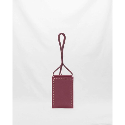 [MAROON] 本革マルチポシェット　SPUR (シュプール)