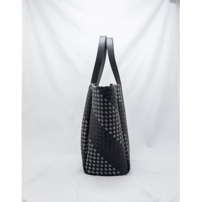 [BLACK] ホースレザーメッシュトートバッグ　MANGROVE (マングローブ)