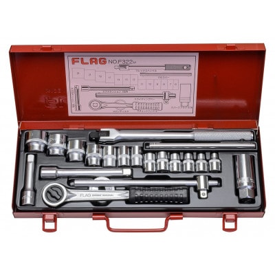 ソケットレンチセット F322M-F　　　差込角3/8inch(9.5mm)