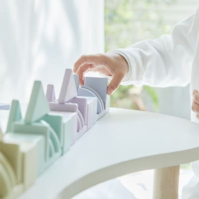 プレート型の知育玩具 Poco a poco【にじいろプレート】日本製 おもちゃ グッド・トイ 受賞