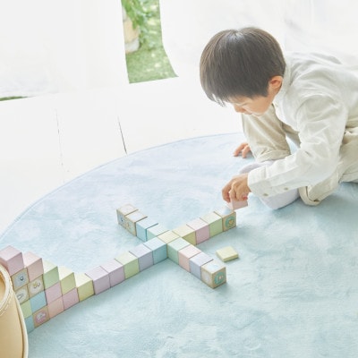 キューブ型の知育玩具 Poco a poco【にじいろキューブ(マグネット)】日本製 おもちゃ