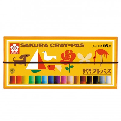 クレパス16色+クーピーペンシル12色+マット水彩15色(ポリチューブ入り)幼稚園、小学校のお祝いに