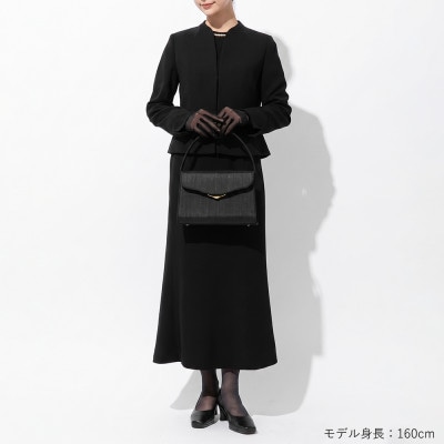 【IWASA】2WAY仕様の回転式金具付き　慶弔兼用ホースヘアー・フォーマルバッグ　台形モデル