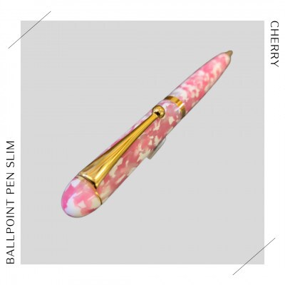 【桜】手作りボールペン1本(スリム)