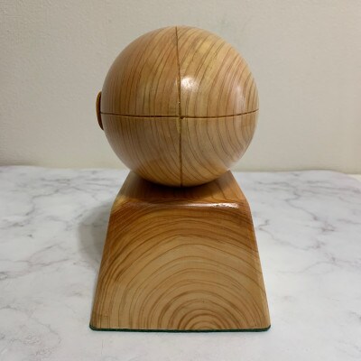 ひのき】木製ラグビーボール(約20cm×約12cm)東大阪で作る天然木使用の
