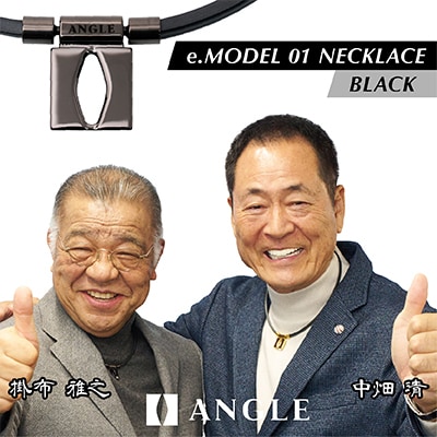 医療機器　アングル e.モデル　01ネックレス【ブラックLサイズ】　日本代表の中野拓夢選手も愛用!!