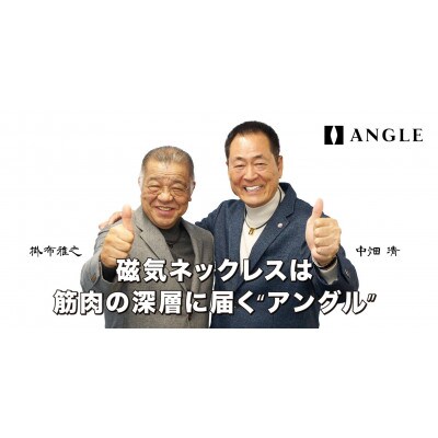 医療機器　アングルe.モデル　01ネックレス【ピュアゴールドMサイズ】　日本代表の中野拓夢選手も愛用