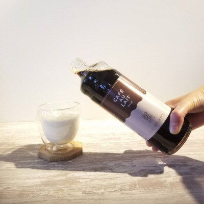 自家焙煎IRORI COFFEE ROASTERカフェオレベース(無糖)600ml×2本ギフトセット